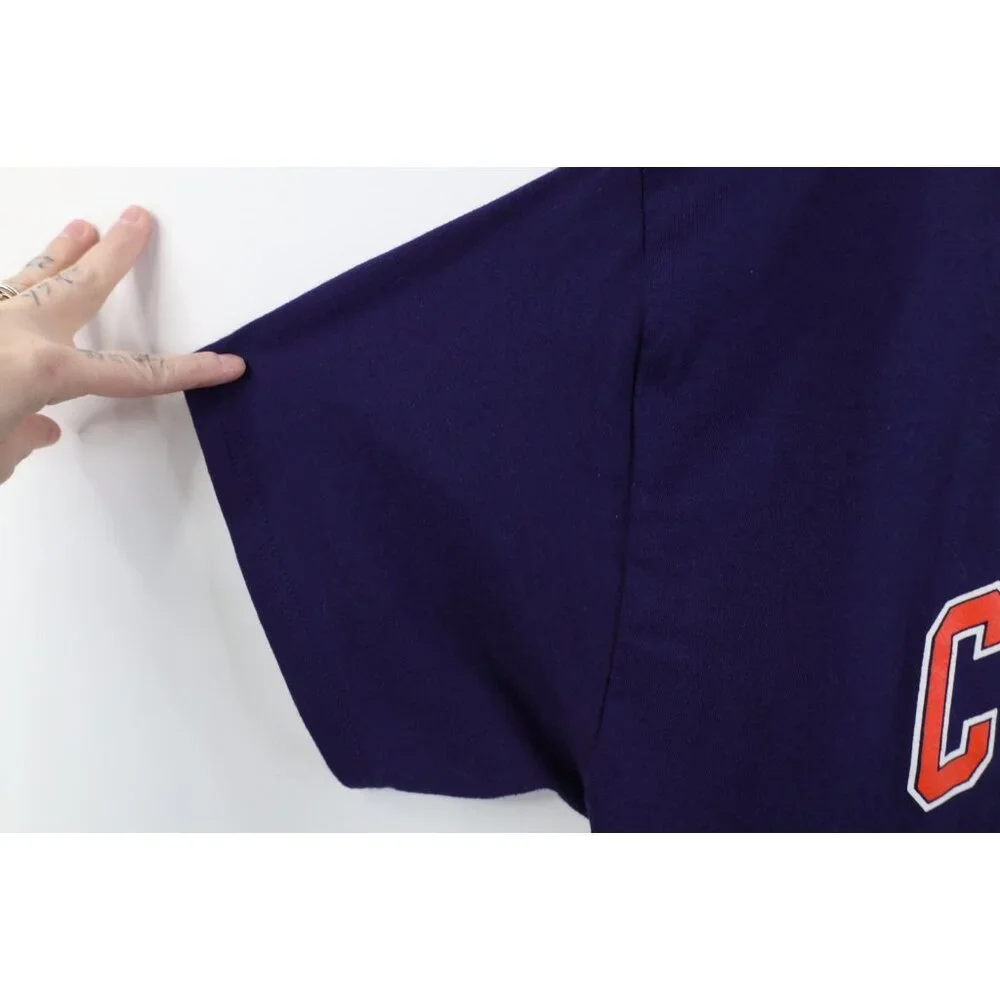 Vintage Y2K Champion Mens XL Spell Out Clemson University Short Sleeve T-Shirt - Picture 8 of 13